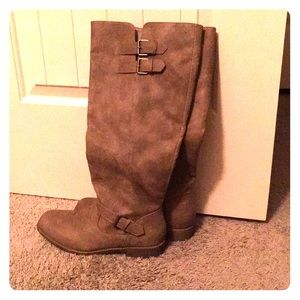 JustFab Tan Jurnee Boots